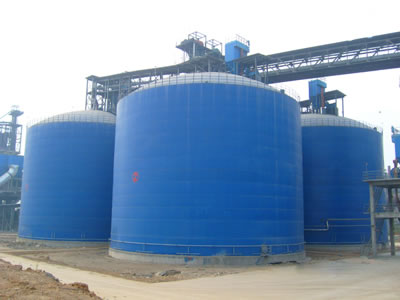 雨湖水泥钢板库改造